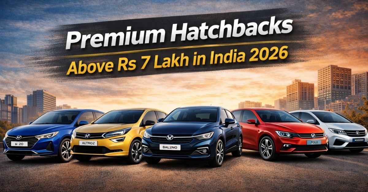 Best Premium Hatchbacks Above Rs 7 Lakh in India 2026