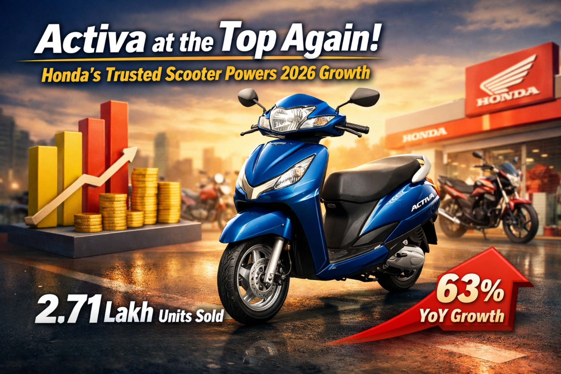 Activa at the Top Again: Honda’s Trusted Scooter Powers 2026 Growth