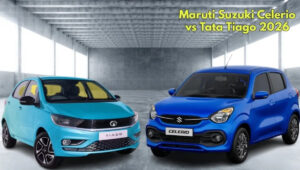 Maruti Celerio vs Tata Tiago 2026: Price, Mileage, Features Comparison