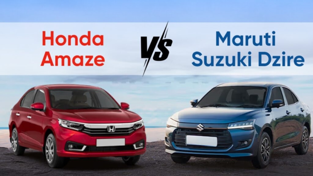 Maruti Dzire vs Honda Amaze 2026