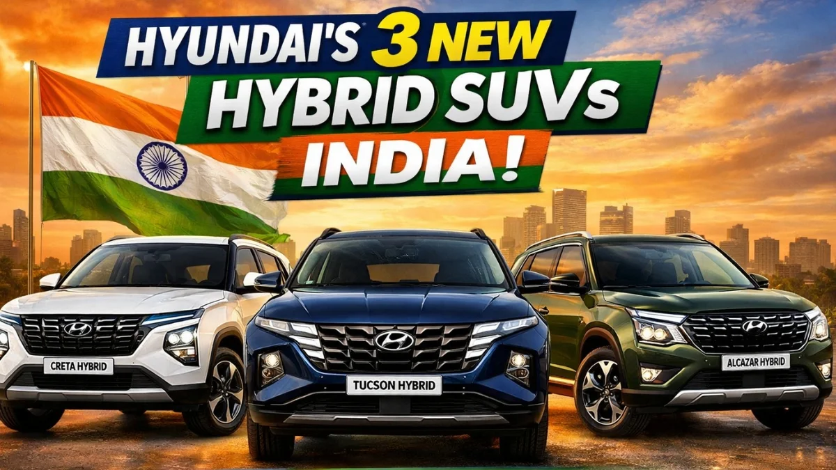 Hyundai 3 New Hybrid SUVs India