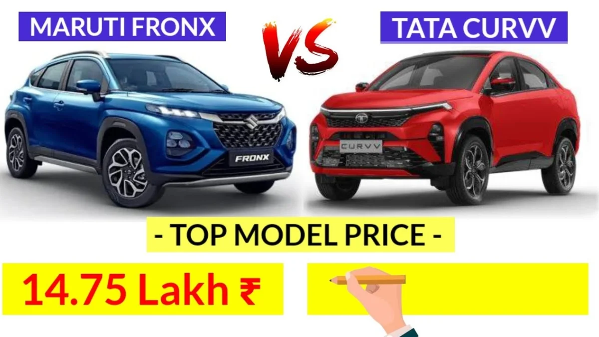 Maruti Suzuki Fronx Vs Tata Curvv