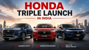 Honda Triple Launch in India: New City, Hybrid Sedan and ZR-V SUV Revealed