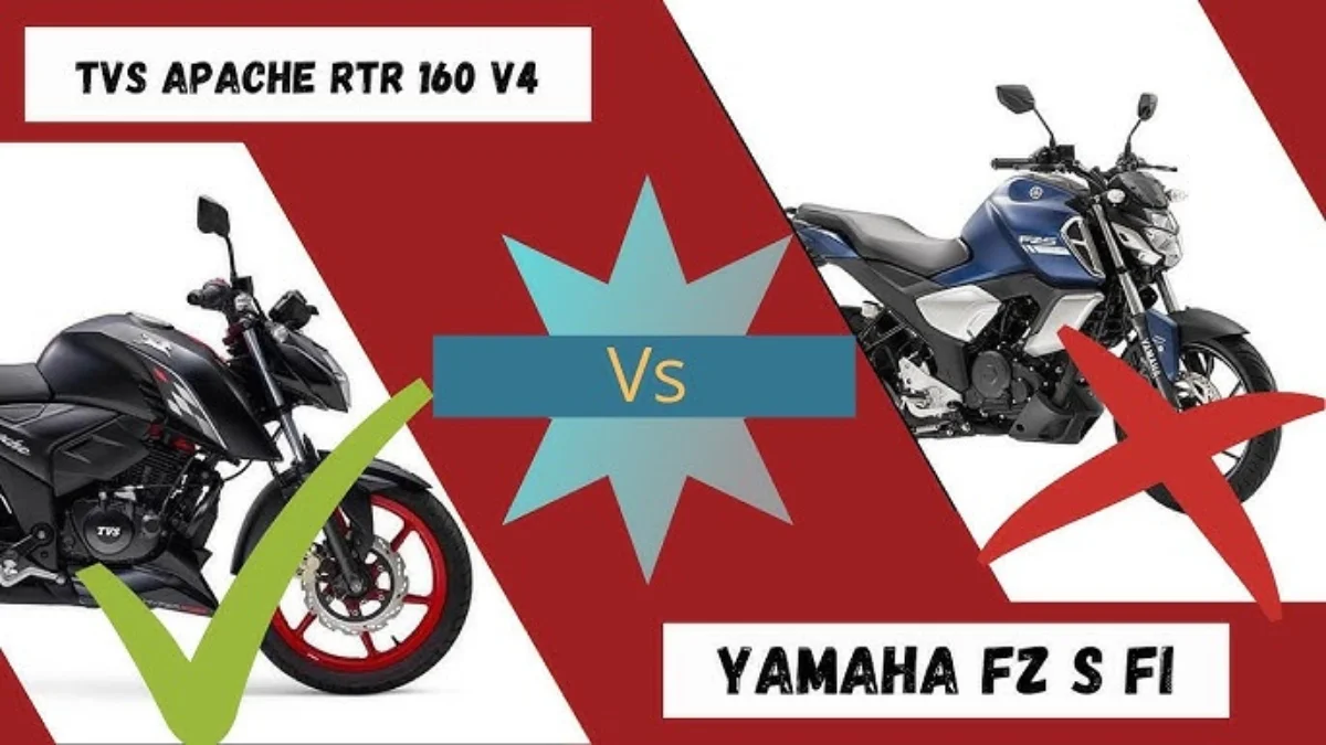 TVS Apache RTR 160 vs Yamaha FZ FI