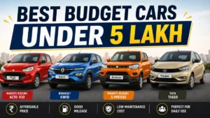 Best Budget Cars Under 5 Lakh: Offering Mileage Comfort and Modern Features Today