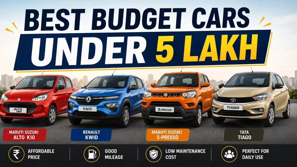 Best Budget Cars Under 5 Lakh