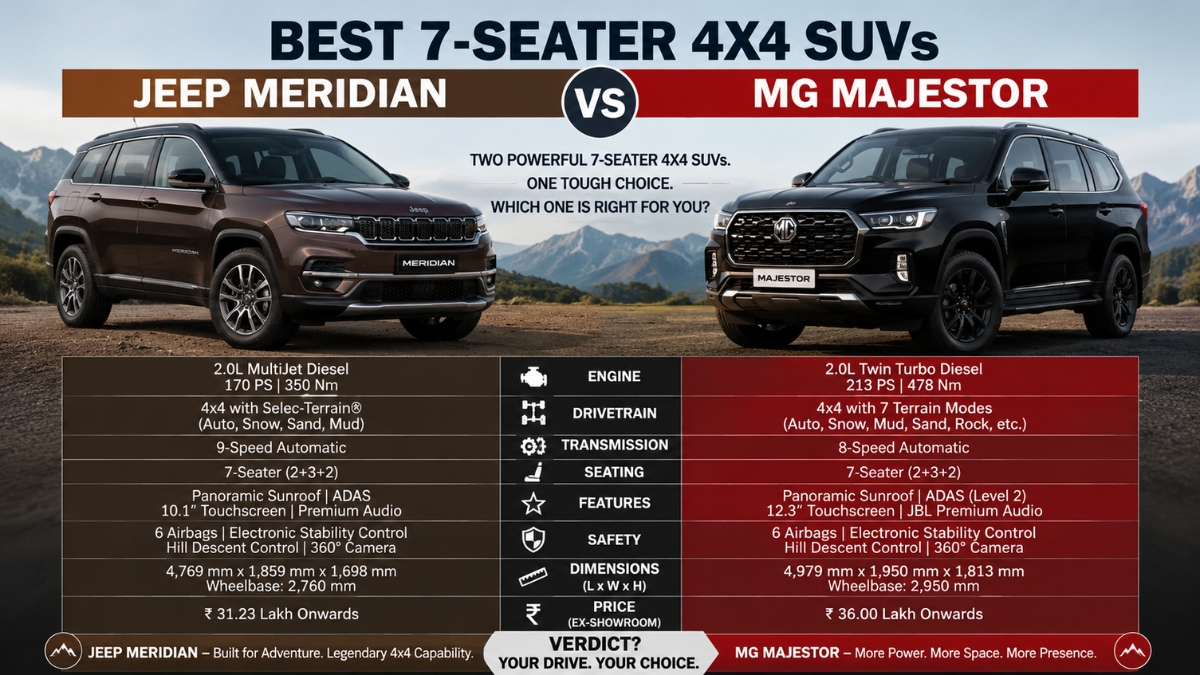 Best 7-Seater 4x4 SUVs