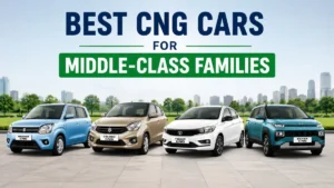 Best CNG Cars for Middle-Class Families with High Mileage, Low EMI and Premium Features