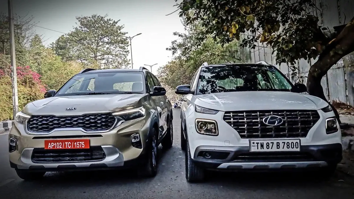 Hyundai Venue Vs Kia Sonet Comparison
