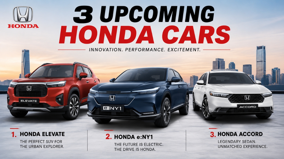 3 Upcoming Honda Cars