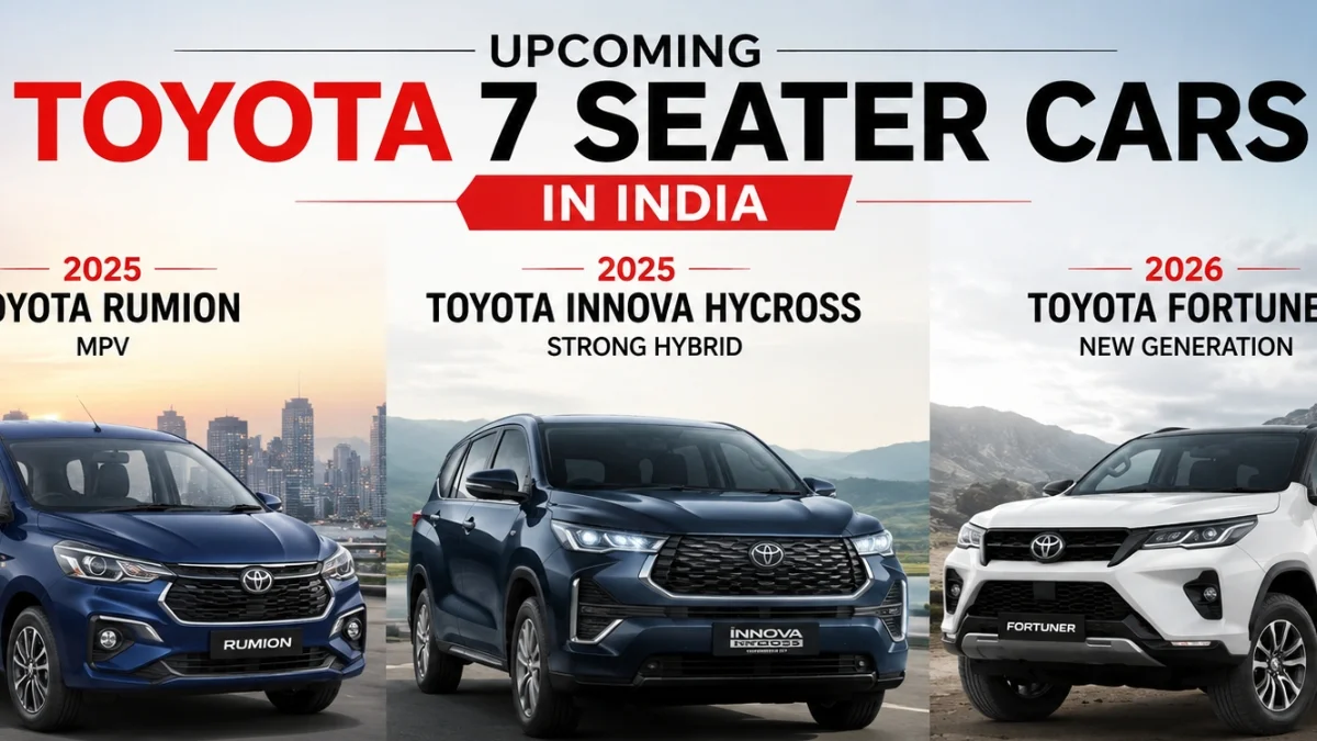Upcoming Toyota 7-Seaters