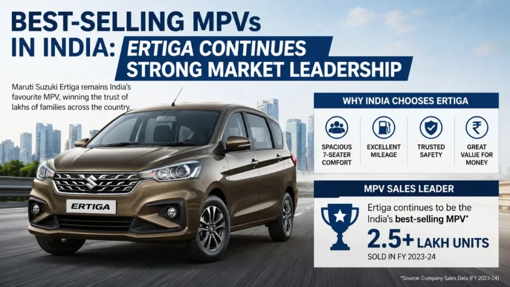 Best-Selling MPVs in India