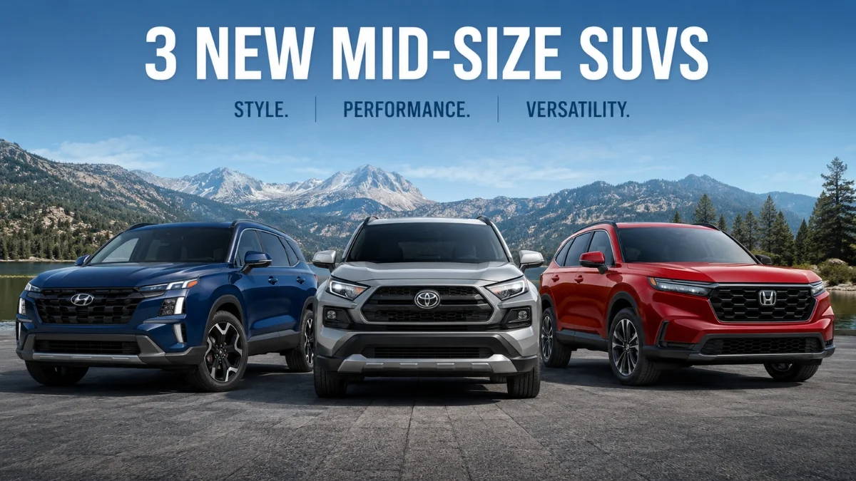 3 New Mid-Size SUVs