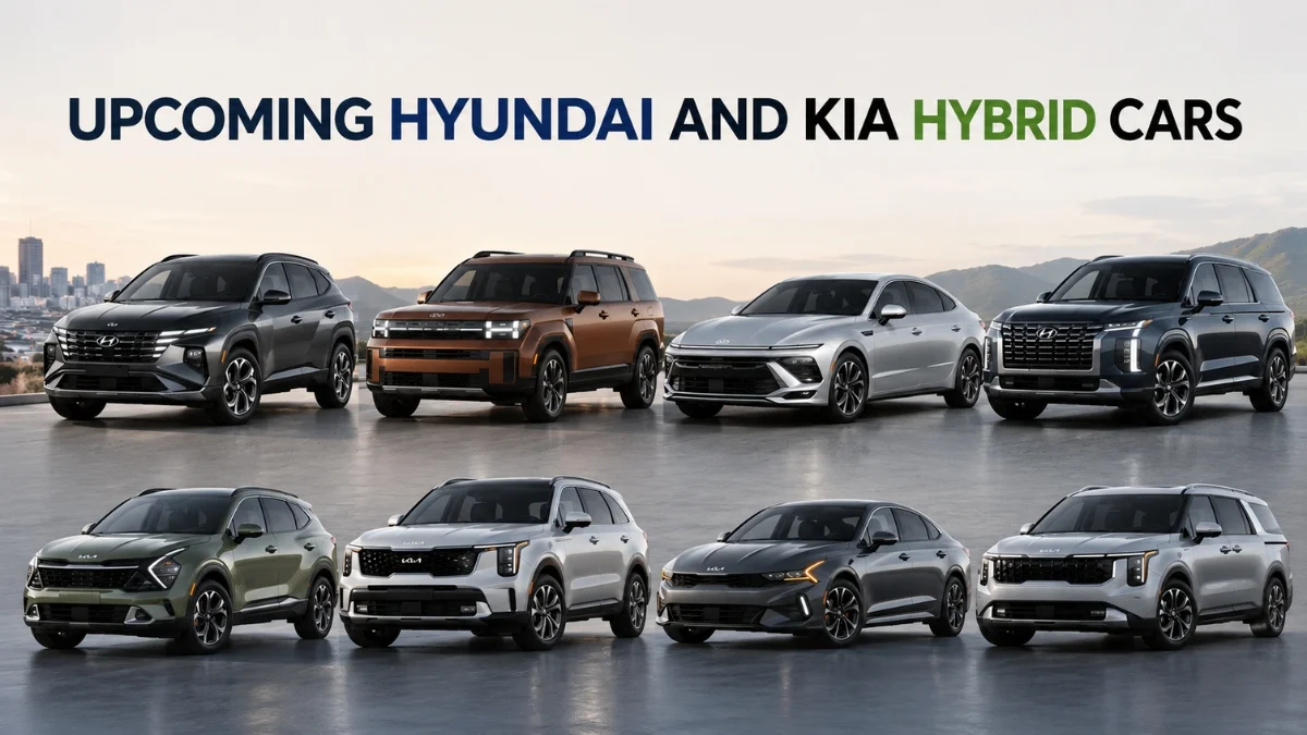 Upcoming Hyundai and Kia Hybrid Cars