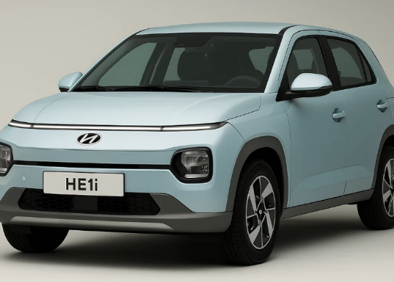Hyundai HE1i small EV with Pleos Connect interior